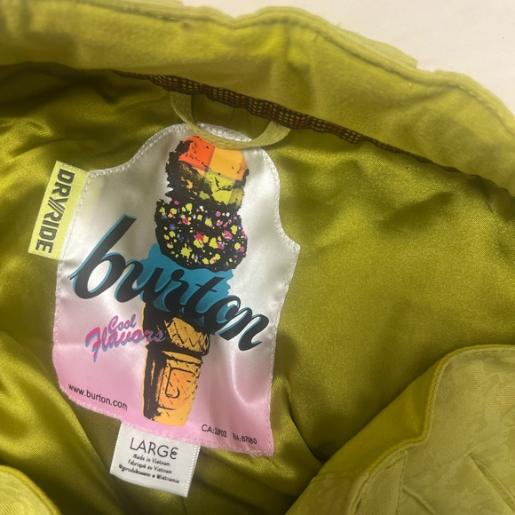 NWT Burton Cadence Snow pants in grass stain - Picture 5 of 11